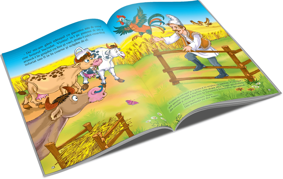 Carte Pentru Copii Cu Poze Punguta Cu Doi Bani Povesti Ilustrate